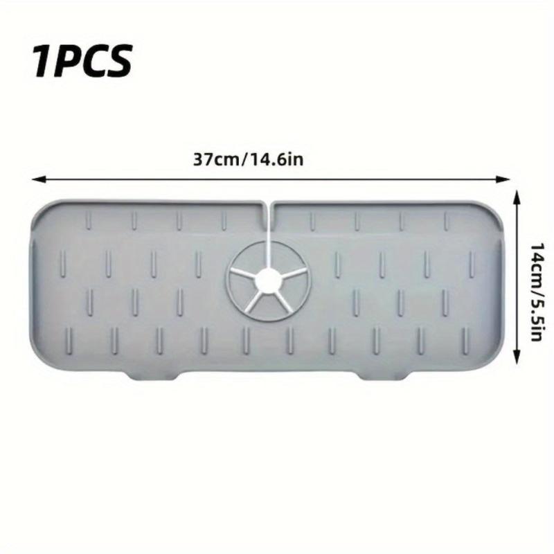 Silicone Dish Drying Mat Sink Faucet Mat Splash Guard