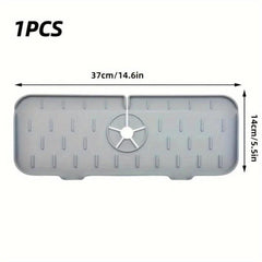 Silicone Dish Drying Mat Sink Faucet Mat Splash Guard