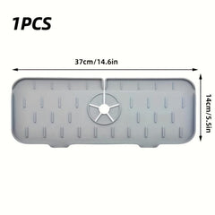 Silicone Dish Drying Mat Sink Faucet Mat Splash Guard