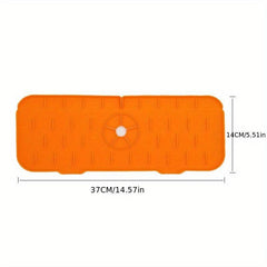 Silicone Dish Drying Mat Sink Faucet Mat Splash Guard