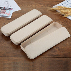 Portable Travel Tableware Storage Box for Cutlery Kit Camping Picnics Office