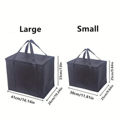 1pc Folding Aluminum Foil Insulation Bag Outdoor Cooler Box Non woven