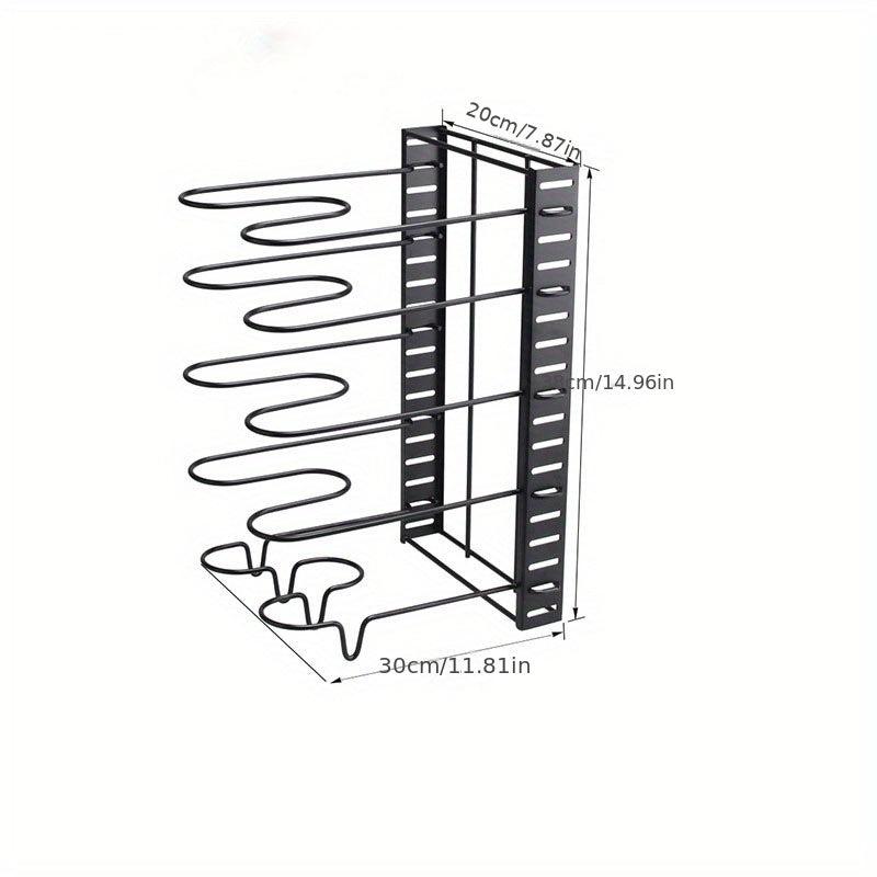 Pot Rack Organizers Stackable 5 8 Tier for Kitchen Organization and Storage