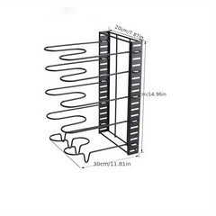 Pot Rack Organizers Stackable 5 8 Tier for Kitchen Organization and Storage
