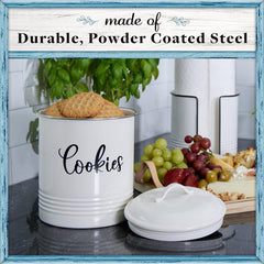 Vintage Cookie Jar Airtight Lid Kitchen Storage Container