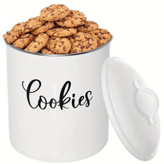 Vintage Cookie Jar Airtight Lid Kitchen Storage Container