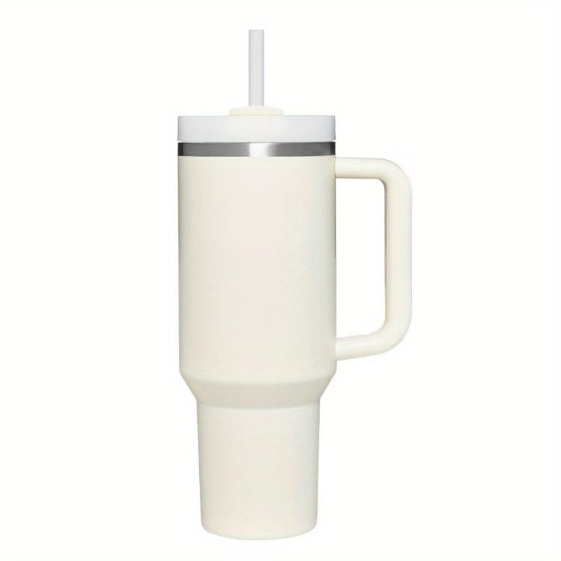 40oz Stainless Steel Tumbler with Handle and Straw Lid