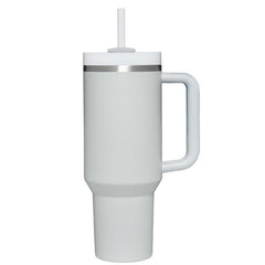 40oz Stainless Steel Tumbler with Handle and Straw Lid