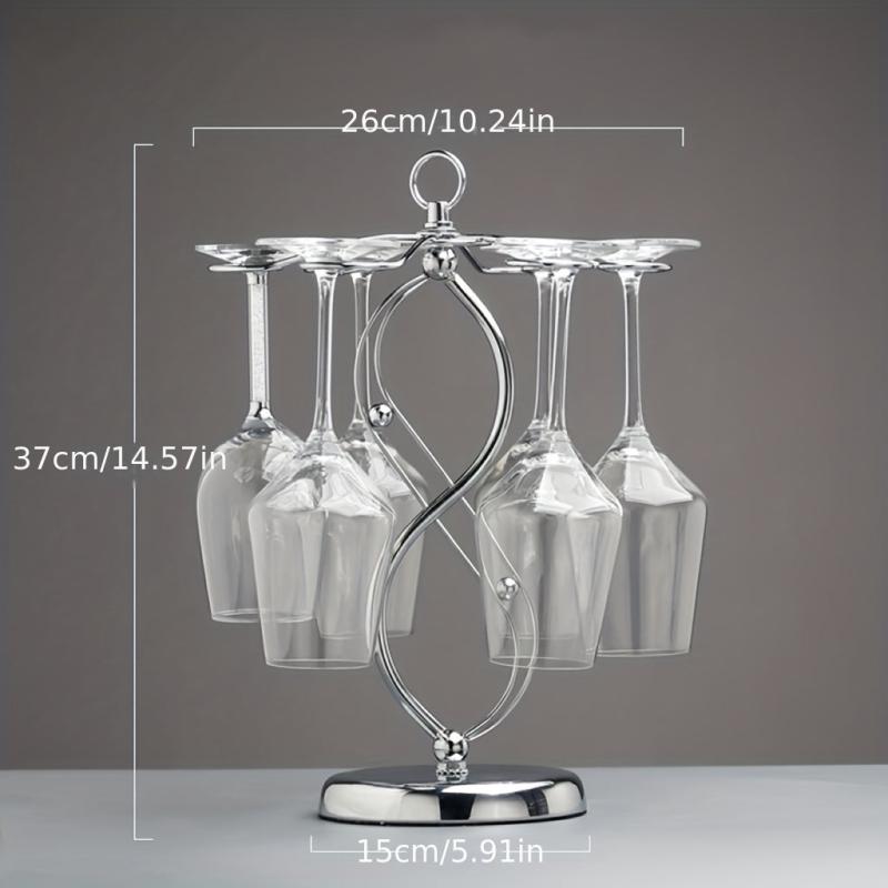 35 56 Cm Wine Glass Rack Freestanding Iron Stemware Rack