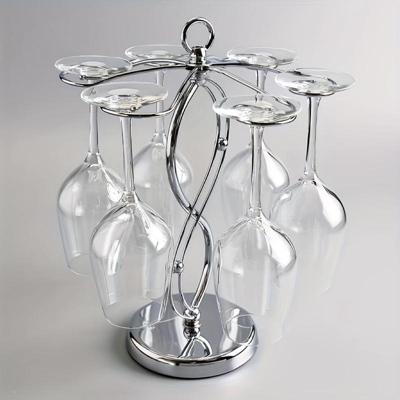 35 56 Cm Wine Glass Rack Freestanding Iron Stemware Rack