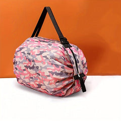 Foldable Canvas Shopping Bag Large Capacity Portable Storage Bag