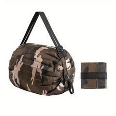 Foldable Canvas Shopping Bag Large Capacity Portable Storage Bag