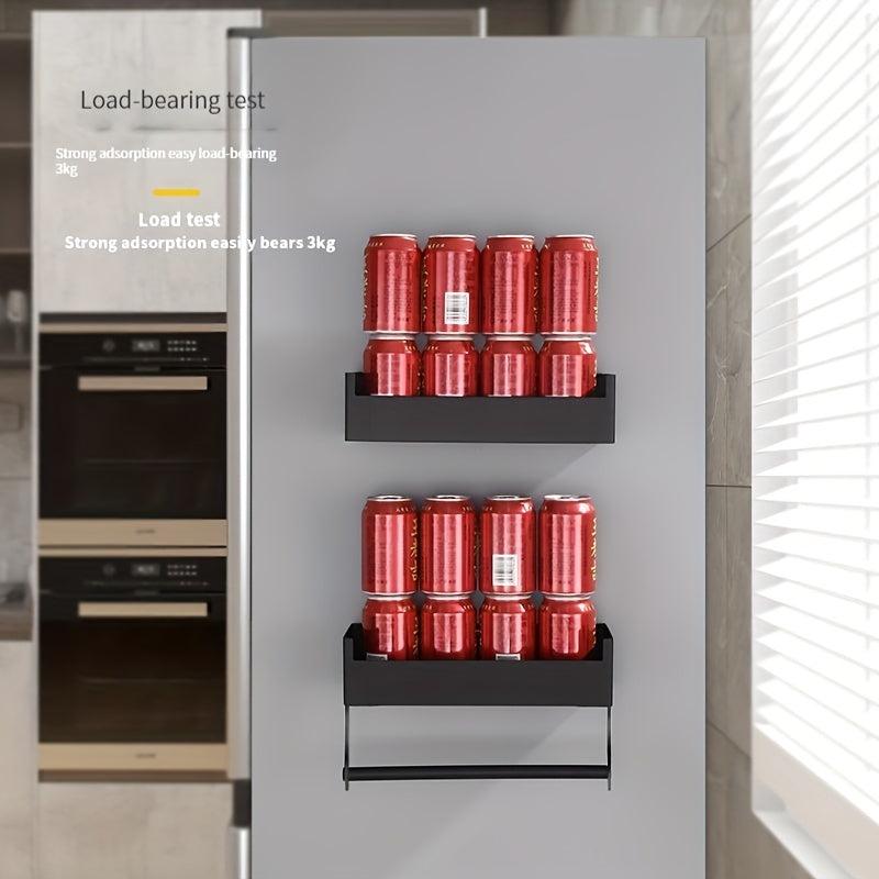 Magnetic Spice Rack for Refrigerator Space Saving Kitchen Storage