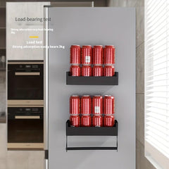 Magnetic Spice Rack for Refrigerator Space Saving Kitchen Storage