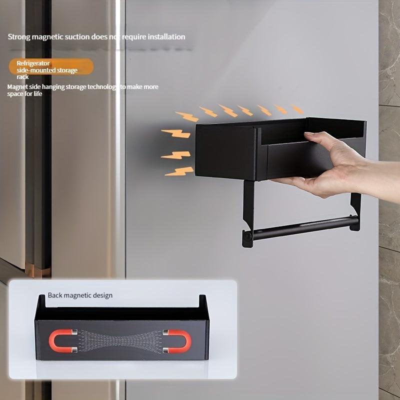 Magnetic Spice Rack for Refrigerator Space Saving Kitchen Storage