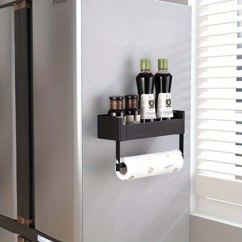 Magnetic Spice Rack for Refrigerator Space Saving Kitchen Storage