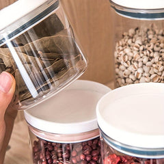 Clear Airtight Food Jars with Lids, 1Pc Candy Jars, Moisture-proof Storage Conta