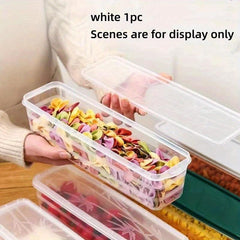 Rectangular Plastic Refrigerator Food Preservation Box with Lid