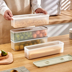 Rectangular Plastic Refrigerator Food Preservation Box with Lid