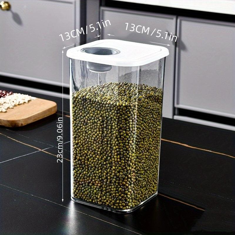 1Pc Clear Airtight Food Jars Moisture-proof Sealed Fresh-keeping Box
