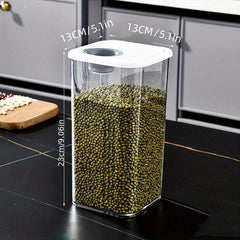 1Pc Clear Airtight Food Jars Moisture-proof Sealed Fresh-keeping Box