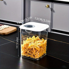 1Pc Clear Airtight Food Jars Moisture-proof Sealed Fresh-keeping Box