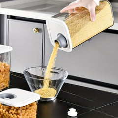 1Pc Clear Airtight Food Jars Moisture-proof Sealed Fresh-keeping Box