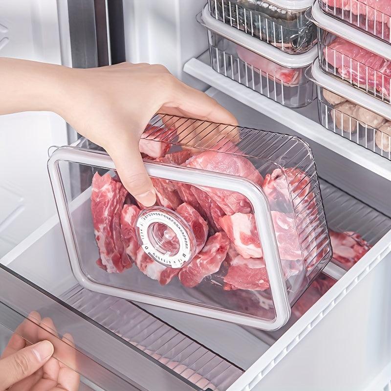 3pcs Plastic Refrigerator Storage Boxes - Fresh Keeping Box