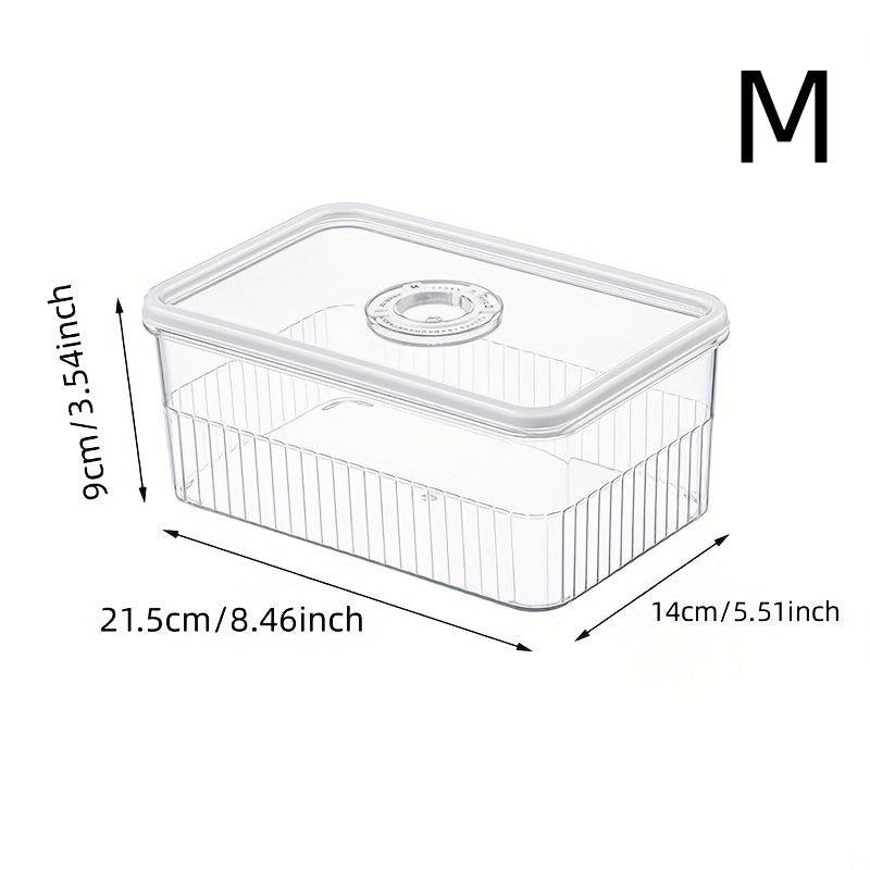 3pcs Plastic Refrigerator Storage Boxes - Fresh Keeping Box