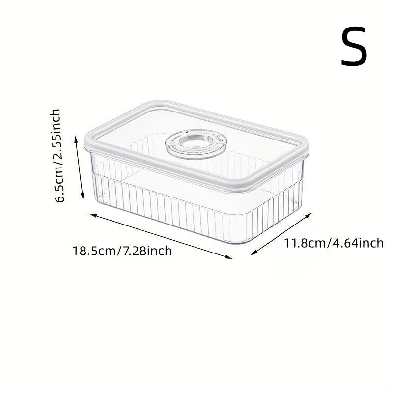 3pcs Plastic Refrigerator Storage Boxes - Fresh Keeping Box