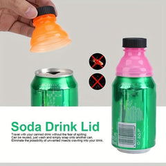 6pcs Reusable Beverage Can Caps Cover Lid Can Covers For Soda Beer Energy Drinks