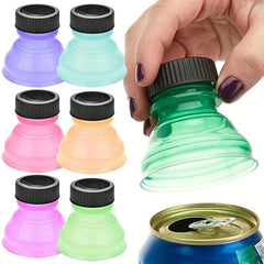 6pcs Reusable Beverage Can Caps Cover Lid Can Covers For Soda Beer Energy Drinks