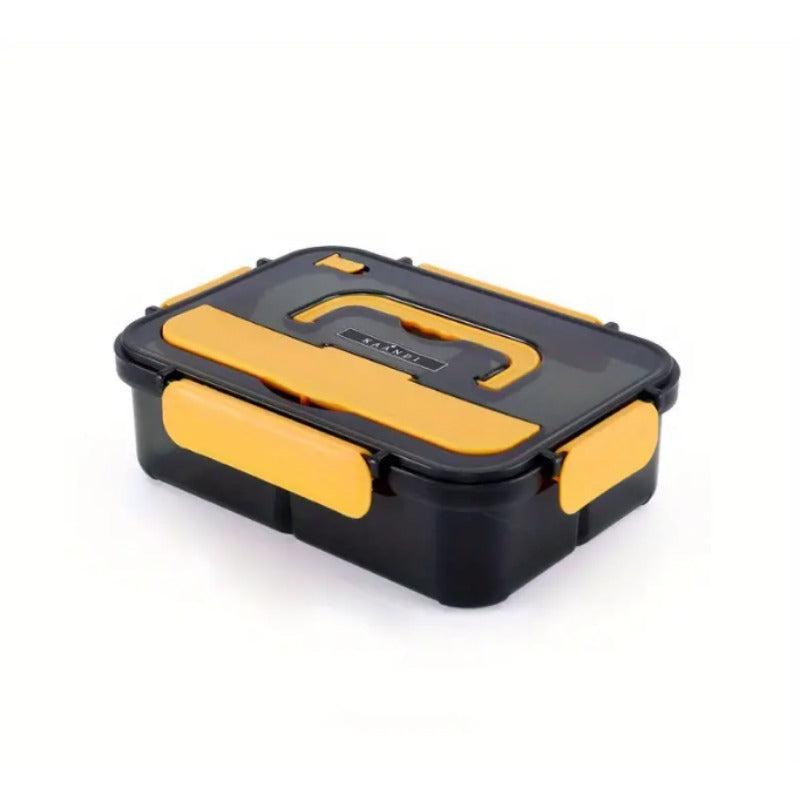 3 Compartment Insulated Food Lunch Box for Camping Picnic Beach Essential