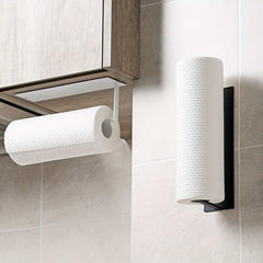 Paper Towel Holder Under Shelf Storage, Wrought Iron Napkins Storage