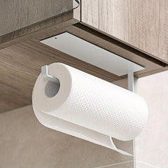 Paper Towel Holder Under Shelf Storage, Wrought Iron Napkins Storage