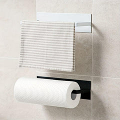 Paper Towel Holder Under Shelf Storage, Wrought Iron Napkins Storage
