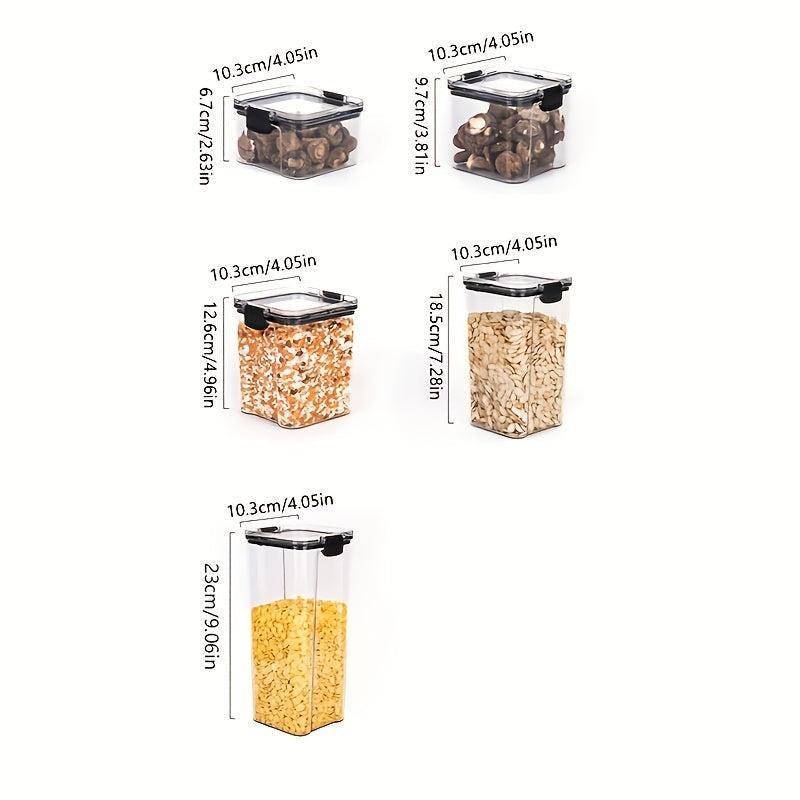 Clear Airtight Food Storage Container Moisture-proof Sealed Fresh-keeping Box