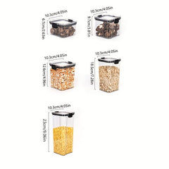 Clear Airtight Food Storage Container Moisture-proof Sealed Fresh-keeping Box