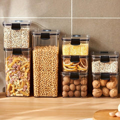 Clear Airtight Food Storage Container Moisture-proof Sealed Fresh-keeping Box