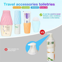 1pc Leak Proof Elastic Sleeves for Travel Toiletries