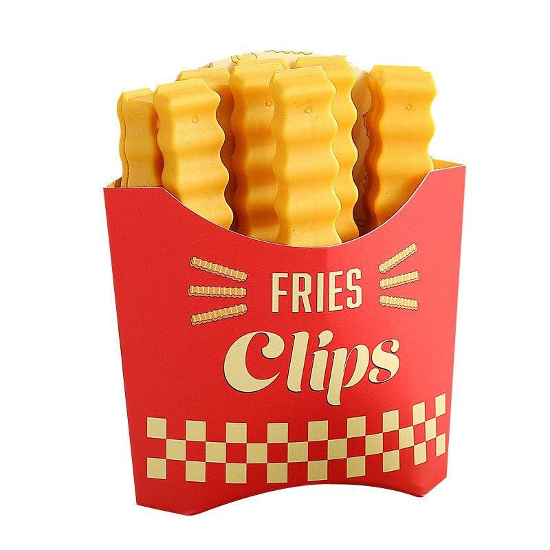 12pcs French Fries Magnetic Sealing Clips for Fresh Keeping and Organization