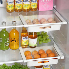 12 Grid Drawer Type Refrigerator Egg Storage Box Leak Proof Plastic Reusable Box