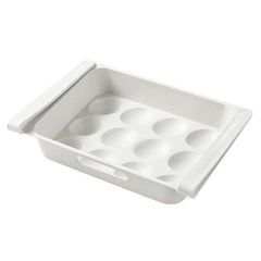 12 Grid Drawer Type Refrigerator Egg Storage Box Leak Proof Plastic Reusable Box