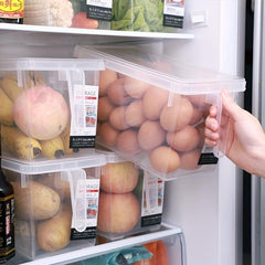 Refrigerator Organizer Box Transparent Container Food Storage
