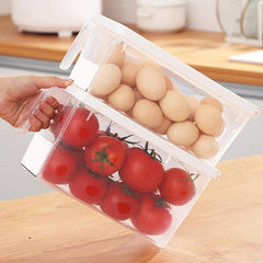 Refrigerator Organizer Box Transparent Container Food Storage