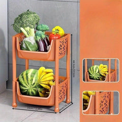 Large 1pc Kitchen Shelf Floor Fruit And Vegetable Basket