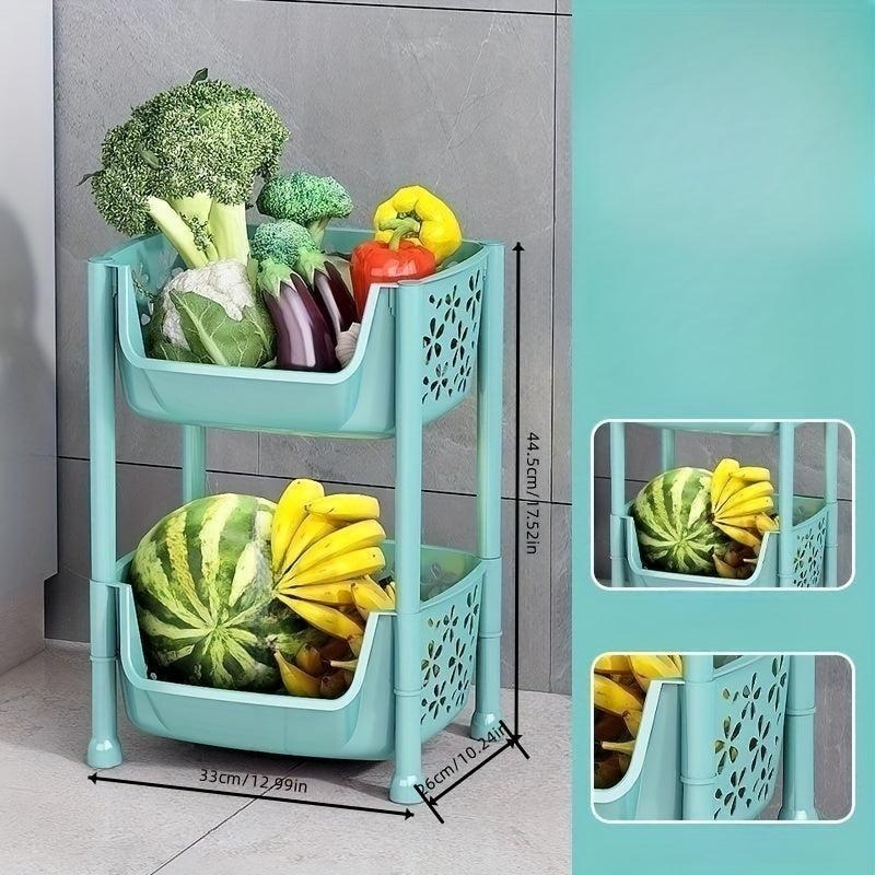Large 1pc Kitchen Shelf Floor Fruit And Vegetable Basket