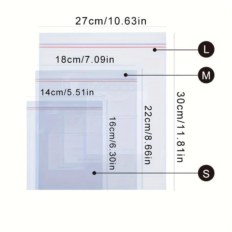 Reusable Storage Zipper Bags Fresh keeping Anti-odor Leak Proof Freezer Bag