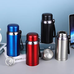 Stainless Steel Vacuum Flask Mug 600ml - Keep Drinks Hot or Cold