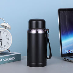 Stainless Steel Vacuum Flask Mug 600ml - Keep Drinks Hot or Cold